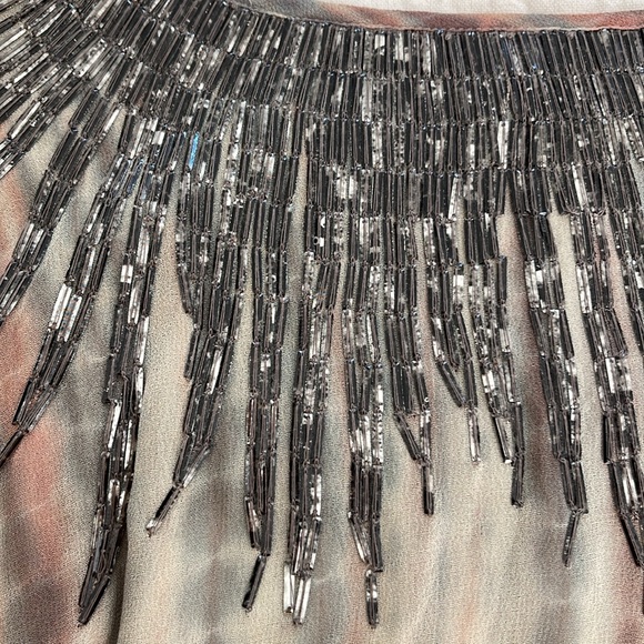 Velvet By Graham and Spencer Sheer Beaded Blouse - Picture 6 of 9